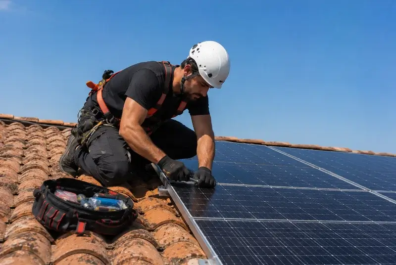 Maintenance et monitoring de panneaux solaires à Val-Revermont