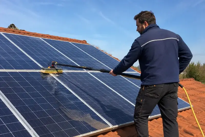 Nettoyage et entretien de panneaux solaires à Val-Revermont